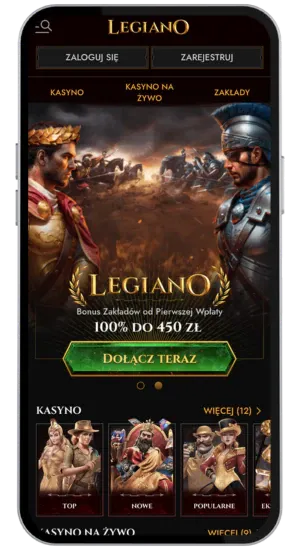 Legiano Casino Aplikacja Mobilna
